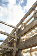 concrete support beams 