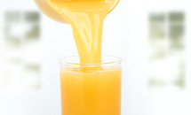 pouring orange juice 