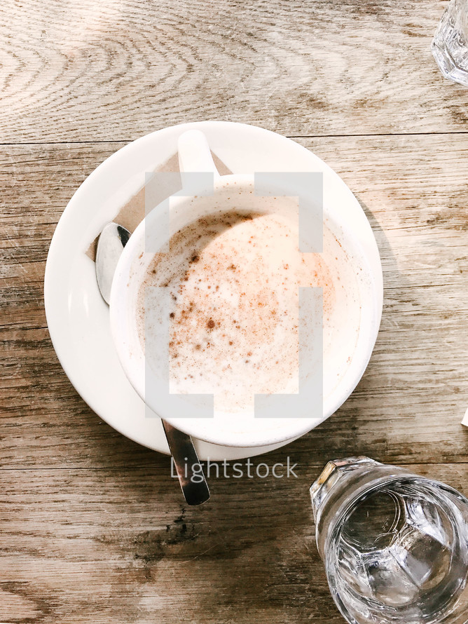 cinnamon and creamer latte 