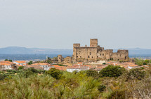Medieval castle of Belvis de Monroy, Caceres, Spain