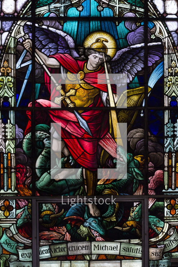 St Michael Stained Glass