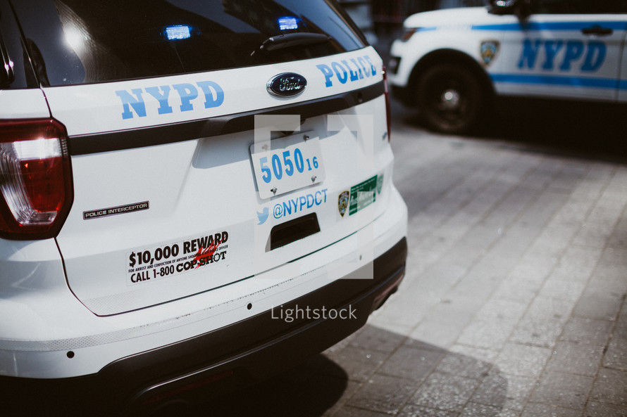 NYPD vehicles 