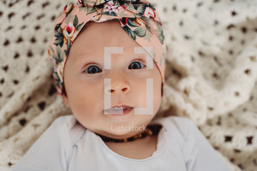 baby girl portrait 