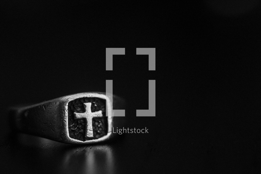 a minister's cross ring 