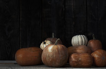 rustic pumpkins 