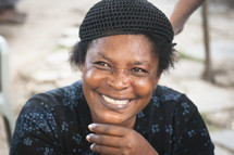 smiling woman in the Dominican Republic