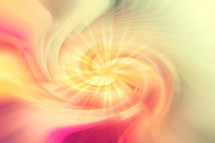 Abstract pink and yellow swirl background 