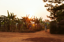 village in Uganda 