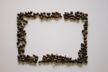 coffee beans frame 
