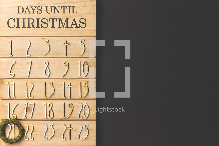 December 21st on a Christmas Advent calendar 
