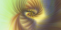 interwoven curving rays spiral from a center point - abstract background 