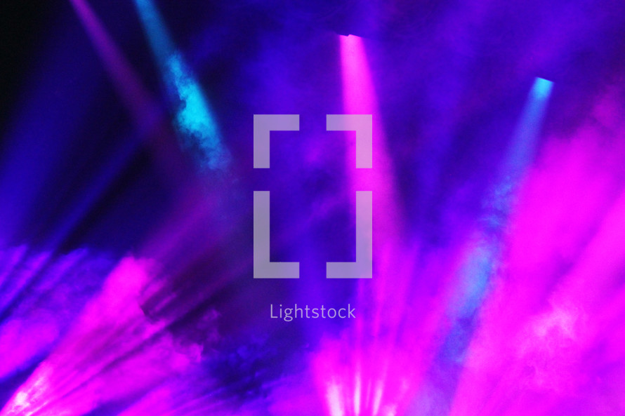 purple spotlights 