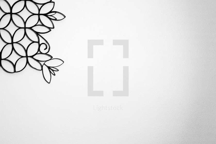 corner design on white background 