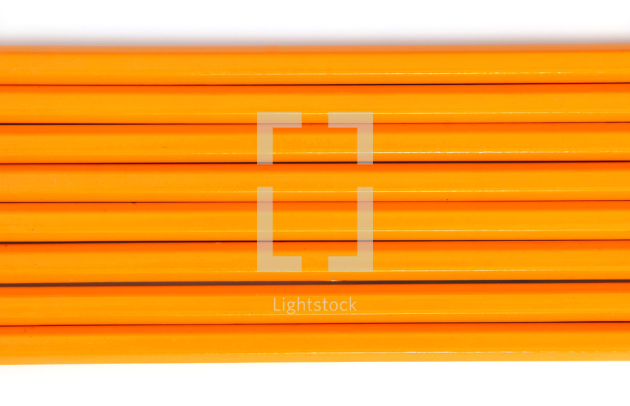 row of pencils 