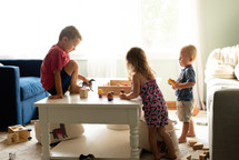 children playing with toys 