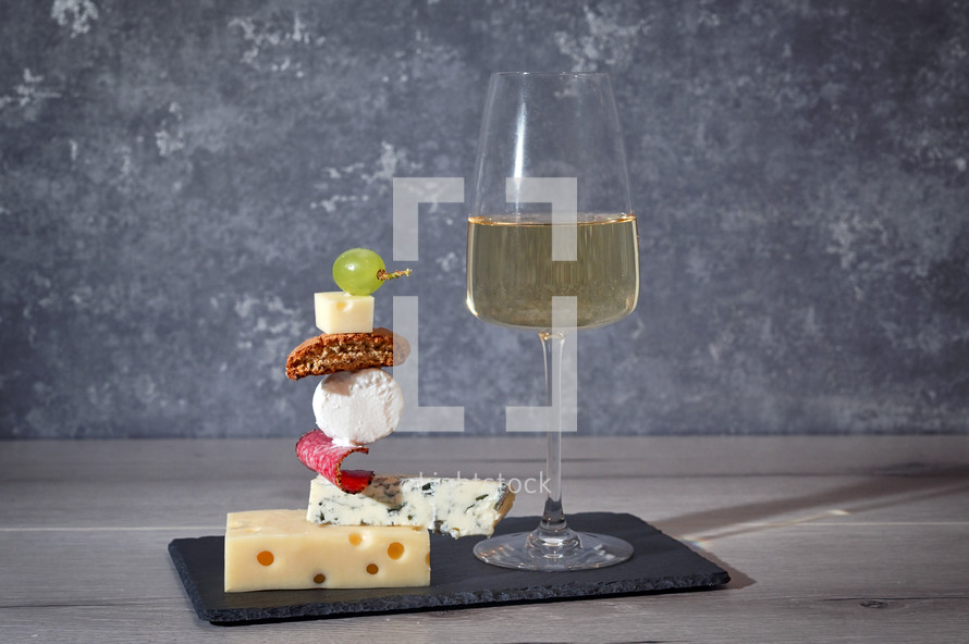 cheese and wine 
