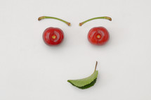 Abstract Healthy Cherry Smile