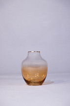 glass vase on a white backgroujnd 