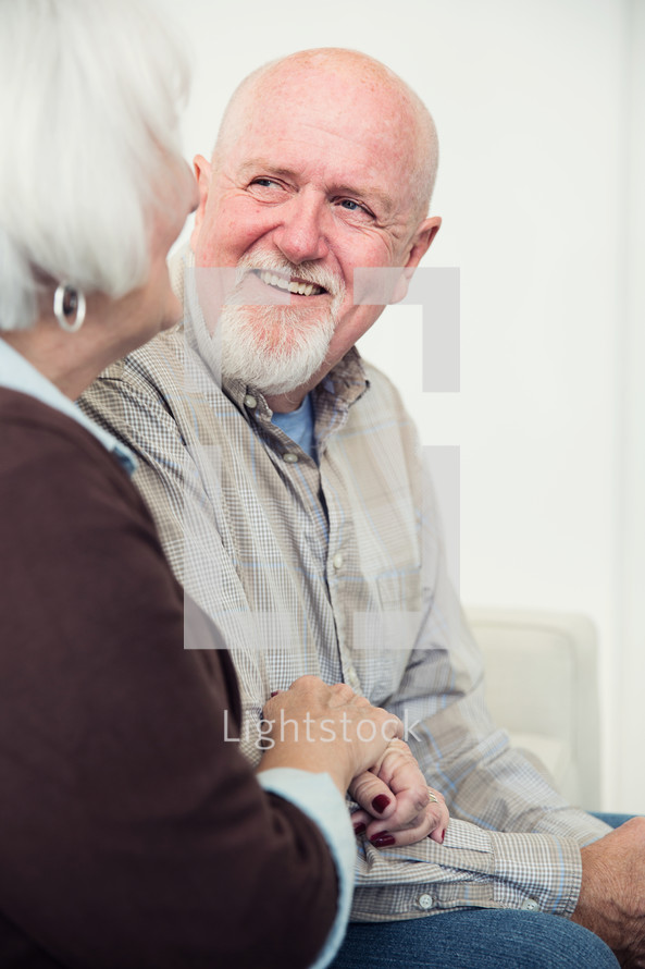 an elderly couple 