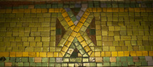 Mosaic tile design.