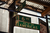 New York City street signs
