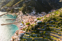 Ancient seaside village of Amalfi