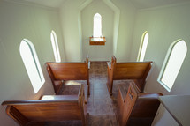 small empty chapel 