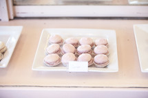 bakery cookies on display 