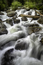 Rushing Mountain Stream in Rocky Mountain National Park 