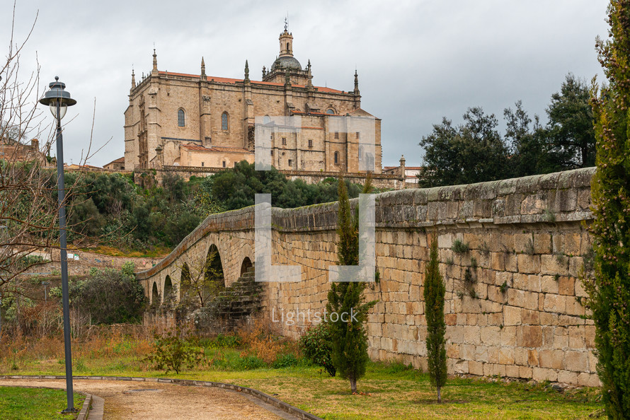 Cathedral of Santa Maria de la Asuncion in Coria, Caceres, Extremadura, Spain