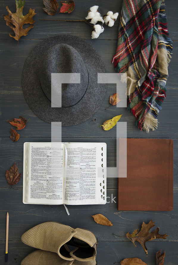 a fall Bible study background 