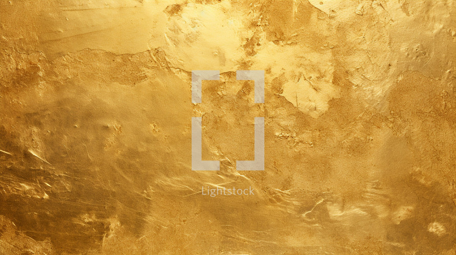Gold leaf foil texture backdrop. 