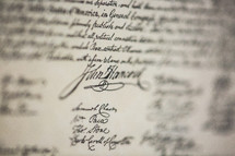 John Hancock signatures 