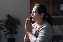 Woman praying