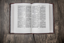pages of a Bible 