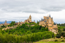 Alcazar and Cathedral of Segovia, Castilla y Leon, Spain