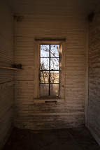 A window in an old farm house 