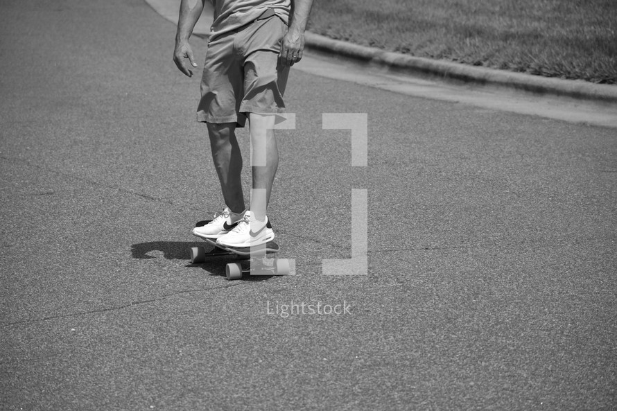 man on a skateboard 