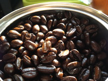 can of coffee beans 