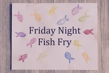 Friday Night Fish Fry sign 