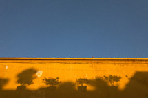 yellow and blue wall 