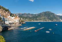 Atrani sea. Amalfi cost Italy