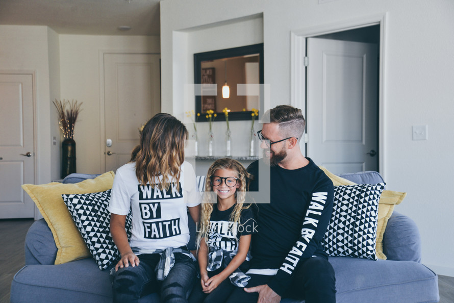walk by faith family portrait 