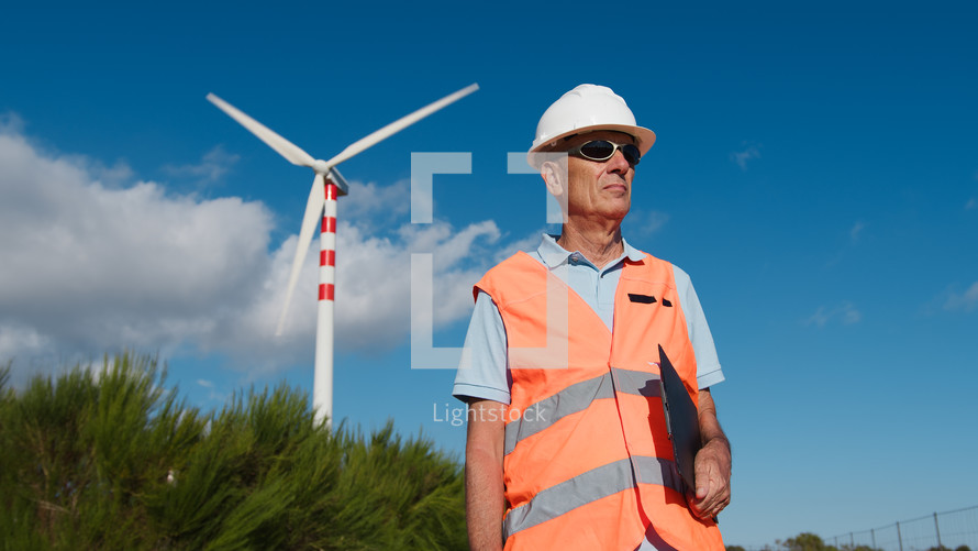 Safety at work and on construction sites of wind power plant