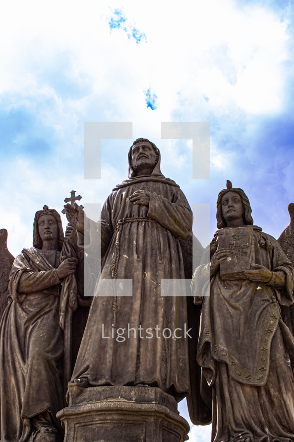 Disciples.   Charles Bridge.   Prague, Czech Republic