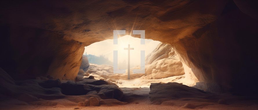 Cross in the cave