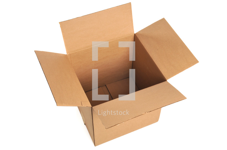 empty cardboard box 