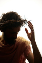 Jesus with crown of thorns 