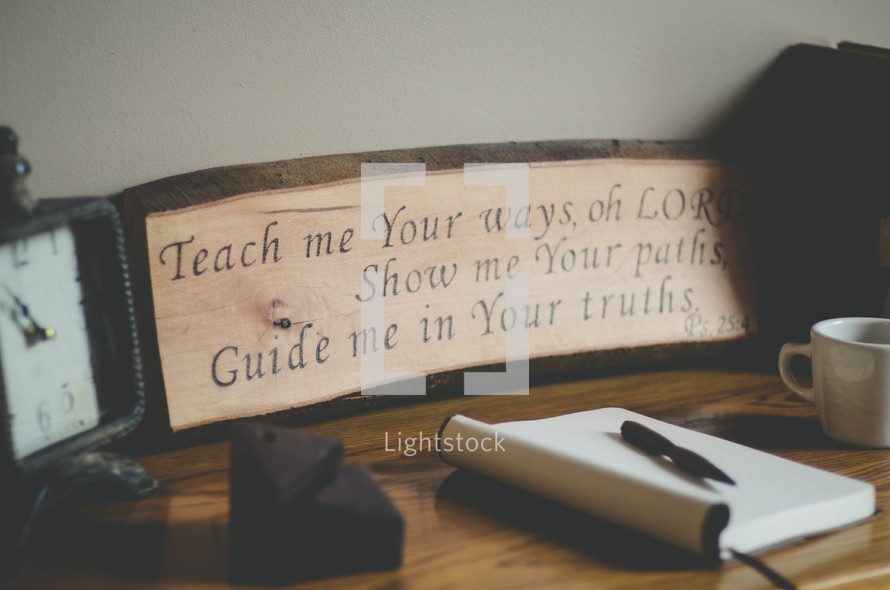 Teach me your ways oh Lord show me your paths guide me in your truths 