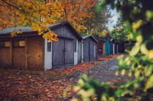 sheds in fall 